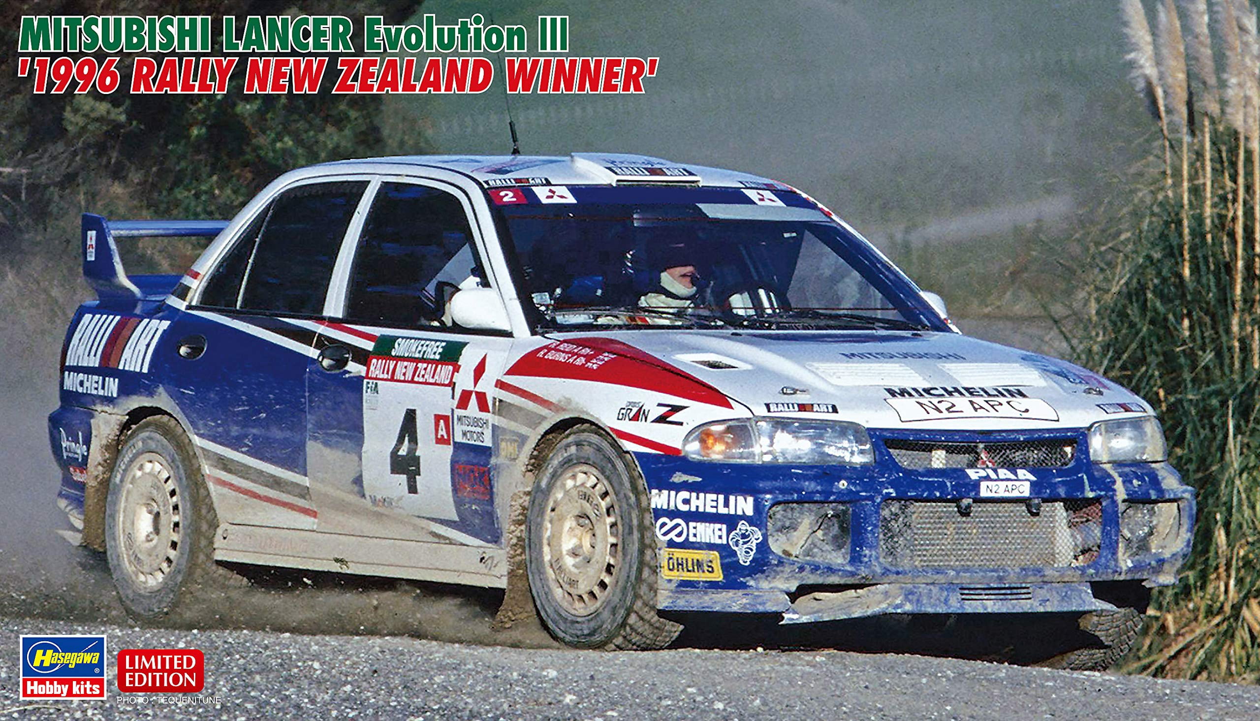 1/24 Mitsubishi Lancer Evolution 3 1996 Rally new Zealand Winner ...