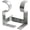 2PCS-Silver, variant on No Drill Curtain Rod Bracket, Bracket Hang Curtain Rod Holders Single Hook Right Into Window Frame Decor