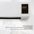 thumbnail image 4 of Wall Mounted Heating Machine Dual Use Highly Efficient Wide Angles Mobile Small Air Heater US Plug 110V, 4 of 7