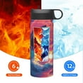 thumbnail image 6 of Uemuo Hawaiian Island Beach Shark Print 18oz Sports Insulated Kettle, Water Bottle, Outdoor Sports Bottle, Insulated Hydration Bottle with Handle & Flip Straw, 6 of 8