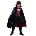thumbnail image 3 of Disfraz Display Boy Scary Vampiro para Halloween, Cosplay para niños de 4 a 6 años, 3 of 5
