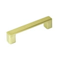 thumbnail image 3 of Contemporary 4.5-inch Nepoli Champagne Gold Finish Square Cabinet Bar Pull Handle (Case of 5) - Champagne Gold, 3 of 5