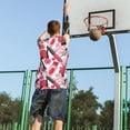 thumbnail image 5 of Xecao Makeup print basketball shirt for both men and women, a unisex basketball jersey perfect for theme parties-X-Large, 5 of 6