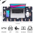 thumbnail image 5 of Long Mouse Pads for Desk,Dark Blue Ballerina Princess Pattern Desk Mats on Top Of Desks, Desk Mouse Pad Extra Large with 3mm Non-Slip Base and Stitched Edge for Gaming,Office,Work,Home 31.5"x15.7", 5 of 6