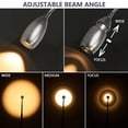 thumbnail image 3 of Lámpara de pie AUZONIMICS LED de 183 cm, cuello de cisne flexible, regulable, 3 of 8
