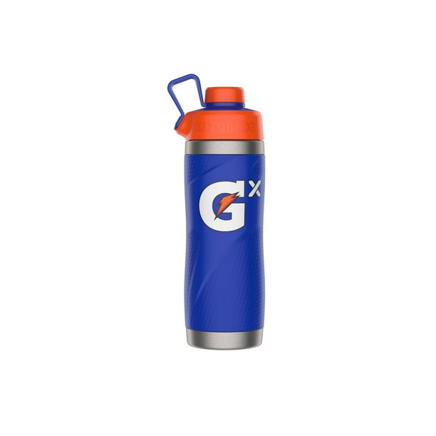 Botella Gatorade Gx de acero inoxidable 946 ml azul sin BPA
