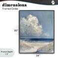 thumbnail image 4 of Stupell Industries Transitional Dark Waters Ahead Black Framed Giclee Art, 24 x 30, by Petals Prints Design, 4 of 8