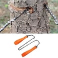thumbnail image 2 of Portable Chainsaw Hand Saw, Cable Saw For Survival Gear, Camping, Hunting, Steel Two Way Blade, Easy To Cut Branch (65cm), 2 of 5