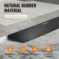 thumbnail image 6 of KFFKFF Cuttable Threshold Ramp Rubber Wheelchair Ramp Solid 1.2" Rise 35.4" Wide, 6 of 9