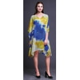 thumbnail image 3 of Bimba Tie-Dye LadiesÂ&nbsp;KaftanÂ&nbsp;Holiday Loungewear Midi Dress Beach Coverup-4X-5X, 3 of 5