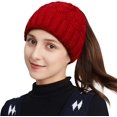 thumbnail image 1 of GFDYREE Tuque pour Queue de Cheval pour Femmes avec Bouton pour Masque, Tuque Chignon Haute et Décoiffée avec Trou pour Queue de Cheval, 1 of 6