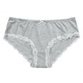 thumbnail image 6 of Women's Assorted Cotton Brief Panties Low Rise Underwear, 4-Pack, 6 of 7