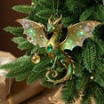 thumbnail image 4 of Dragon-Shaped Christmas Decoration - Exquisite Dragon Pendant for Christmas Trees, Design Adds Magical Touch to Home Decor or Holiday Parties, Standing Out From Classic Accents, 3,15in, D, 4 of 9