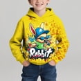 thumbnail image 1 of Sudadera con capucha para niño, para niño, con estampado de Feliz Día de Pascua, color, manga larga, informal, deportiva, con capucha, sudadera con capucha de manga larga, top con inserciones en los h, 1 of 5