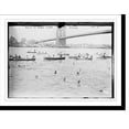 thumbnail image 2 of Historic Framed Print, Swimming race to Coney Island, life boats and swimmers, New York, 17-7/8" x 21-7/8", 2 of 9