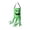 Green, variant on Voglyf Halloween Candy Pumpkin Buckets with Long Orange Streamers, Portable Lantern Bag With Hand Strap, Waterproof Fabric Hanging Pail for Kids Halloween Party Yard Front Door Decor,Green