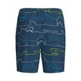 thumbnail image 4 of Picia Shark Pajama Shorts for Men, Men's Pajama Bottoms, Sleepwear,Short Pajama Pants-3X-Large, 4 of 9