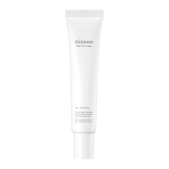 mixsoon Crema para Ojos de Judía – Nutritiva y Reafirmante, para Ojeras e Hinchazón. Con Judía Fermentada, Complejo de Péptidos y Niacinamida. 20 ml / 0,67 fl.oz. Cuidado Coreano para Piel de Cristal
