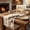 【72"x13"】D, variant on PoyoKee Thanksgiving Linen Table Runner, 72" x 13" Fall Pumpkin Maple Leaf Table Cloth, Fall Decor for Kitchen Party Dining Mantel Party Decorations