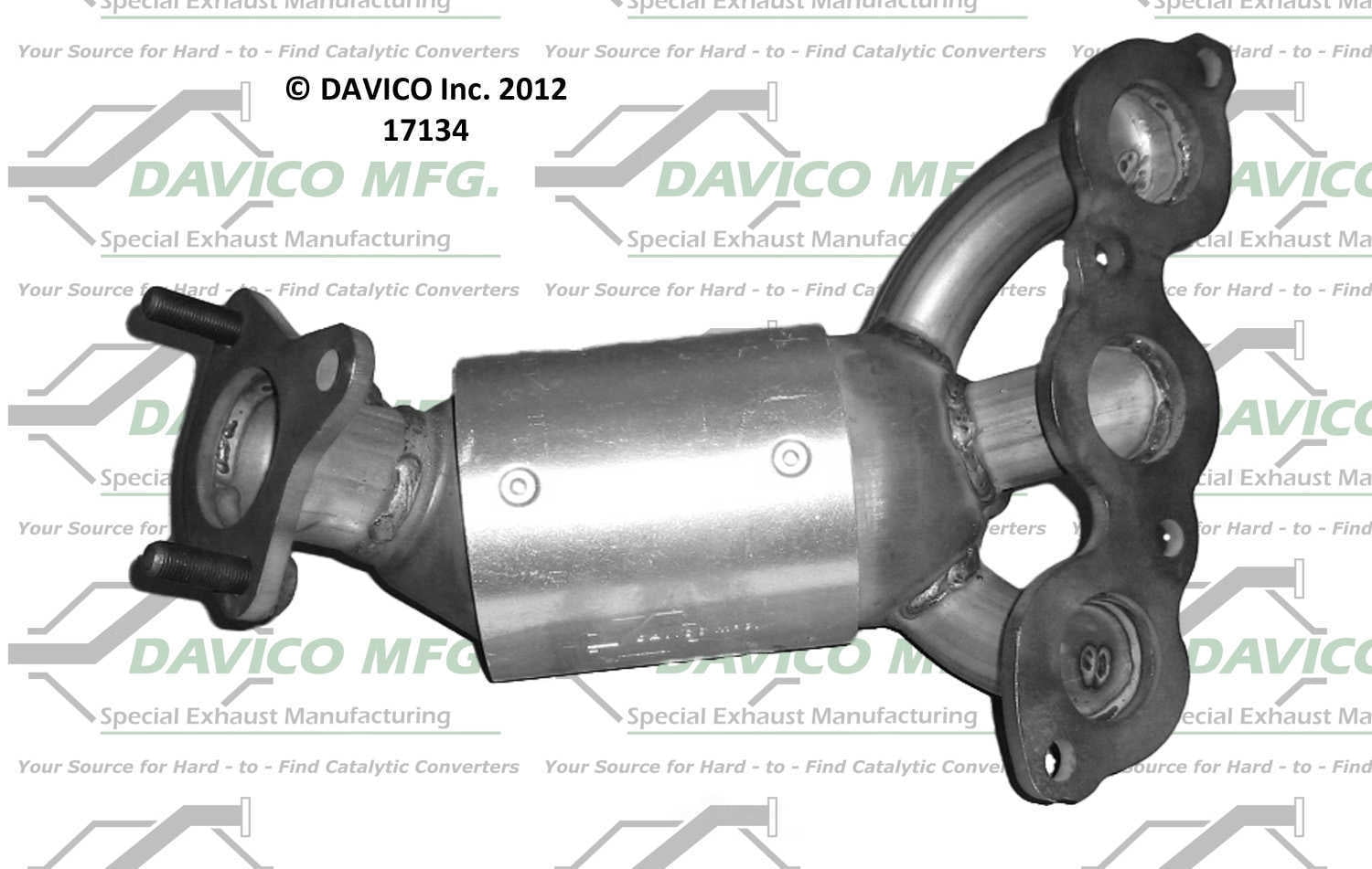 Davico Mfg 17134 Direct-Fit Catalytic Converter - Manifold