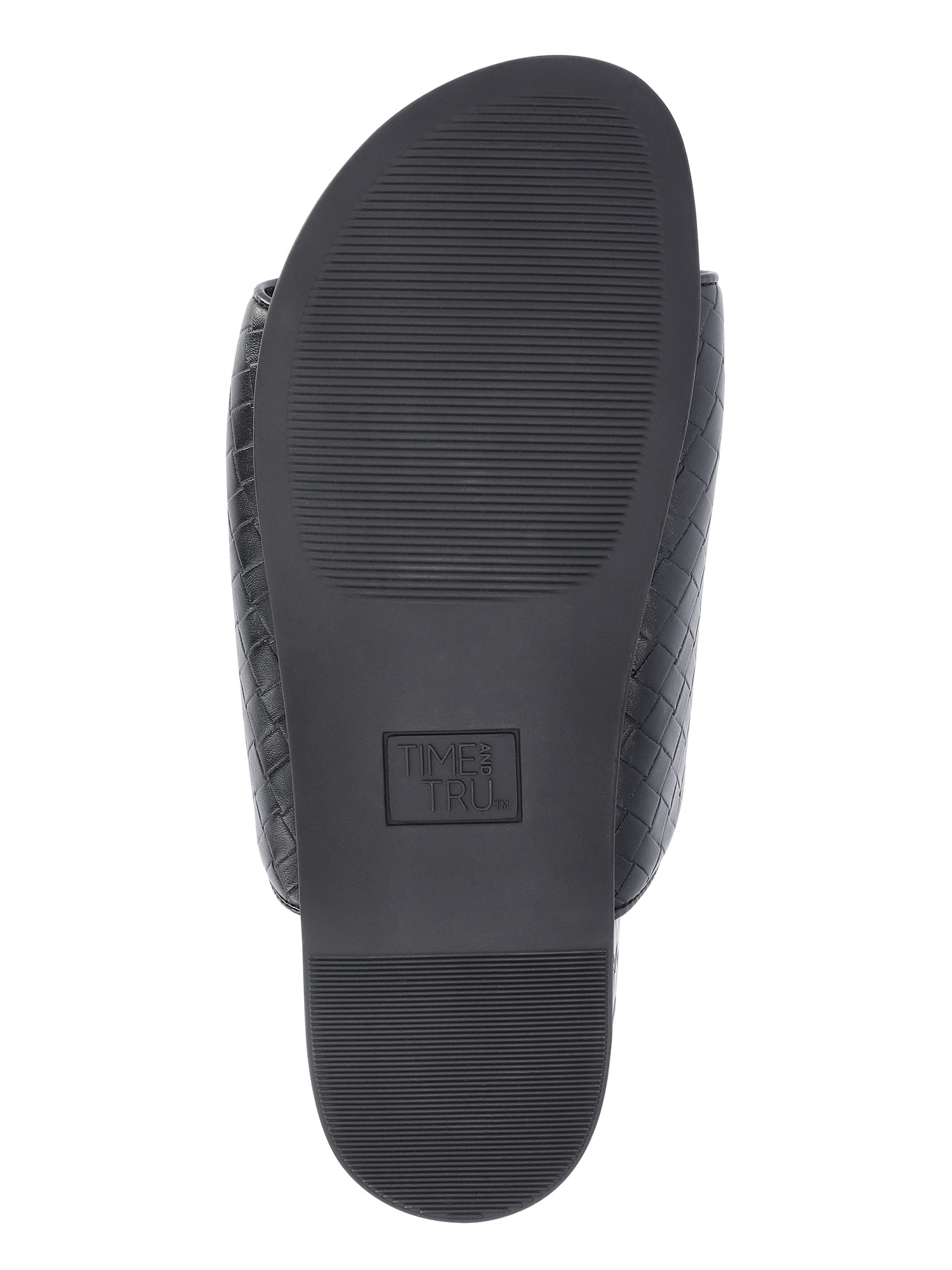 Time and Tru Women's Puff Footbed Sandals