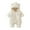 White, variant on Xijirk Kids Snowsuits,Baby Bear Suit Winter Coat Warm Hooded Jumpsuit for Boys Girls,Size 0-3 Months