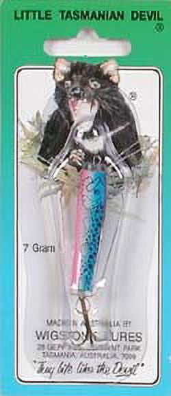 (2 pack) Little Tasmanian Devil Lure, Multi-Colored, 7g