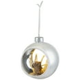 thumbnail image 6 of Northlight Owl Cutout Christmas Ornament - 3.75" - Silver and White, 6 of 9