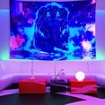thumbnail image 3 of Wall Tapestries, Skin Friendly Blacklight  Tapestry Charming Fluorescent  Reactive  For Home Decoration, 3 of 7