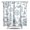 White-174, variant on Sea Shower Curtain Waterproof Fabric, Nautical Coastal Marine Boat Waves Ocean Lighthouse Bathroom Shower Curtain with Plastic Hooks, Map Compass Coral Fishing Travel Pattern