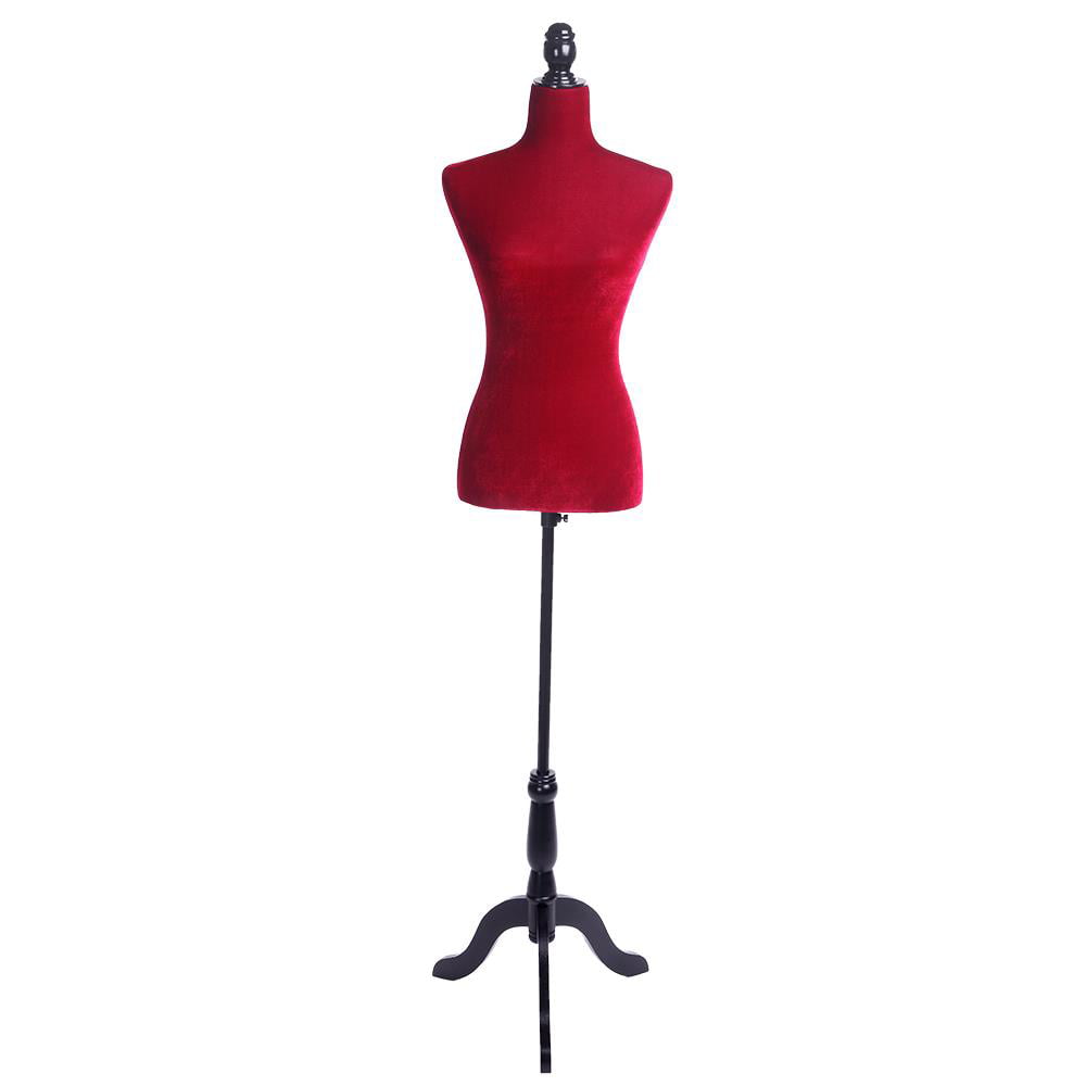 M Female Mannequin Tailor Dress Form Torso Dressmaker Display w/ Tripod Stand 