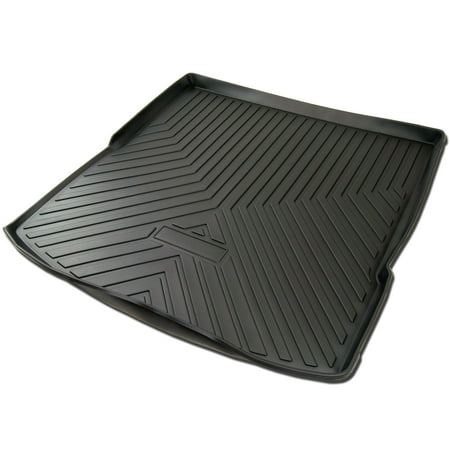 Tuningpros Cltm 019 Custom Fit Black Trunk Floor Mat For