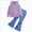 A70-P, variant on Gibobby Baby Kids Little Girl 2Pcs Fall Outfits 6 12 24 Months 2T 3T 4T 5T Long Sleeve Floral Print Pullover Tops Flare Pants Set Toddler Clothes Set(4-5 Years,F)