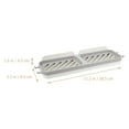 thumbnail image 2 of unbranded Soporte De Jabón Para Pared Adhesivo Práctico Con Doble Rejilla Ventilada Para Y Cocina, 2 of 8