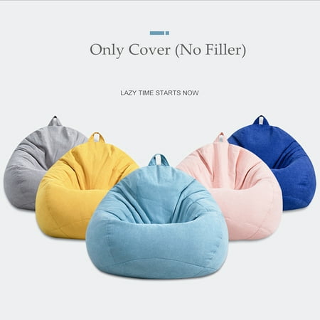 Bean Bag Cover Comfortable Sitting Sofa Chair Bean Bag Cover For