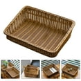 thumbnail image 6 of Tineasur Premium Light Brown Woven Fruit Basket, Sturdy Kitchen and Picnic Storage Basket, and Stylish, 6 of 6