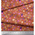 thumbnail image 2 of Soimoi Cotton Duck Fabric Flower Watercolor Printed Fabric 1 Yard 56 Inch Wide, 2 of 3