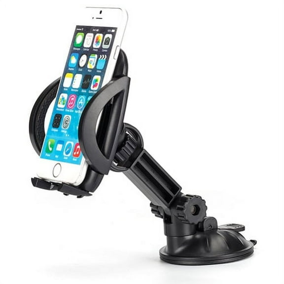iPhone 7 Premium Car Mount Dash Windshield Cradle Holder Stand Window Glass Swivel Dock Suction Adjustable X5Z