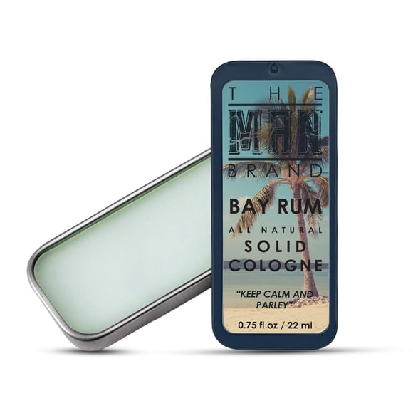 Bay Rum Solid Colonia - Colonia natural Bay Rum para hombre - Fragancia redefinida para hombre Bay Rum Wax Colonia Bay Rum Tamaño de viaje Colonia para hombres - Bay Rum Colonia sólida para hombres (3