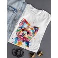 thumbnail image 3 of Pastell Colorful Yorkshire Terrier T-Shirt Women -Weekday Best Designs, Female Large, 3 of 4