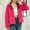 Hot Pink, variant on Ahabrexf Winter Coats for Women,Women's Coat Faux Fur Warm Hooded Long Winter Jacket