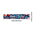 thumbnail image 3 of Decorative Design Happy 4th of July Patriotic Banner Star Spangled Balloon Fireworks for Independence Day Party Outdoor Celebration, 3 of 8
