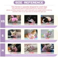 thumbnail image 5 of Dalrosia Puppy Dog Harness and Leash Set Purple Lace Floral Dog Vest Harness for Small Dogs Cute Soft Mesh Escape Proof Pet Cat Vest Harness, 5 of 8