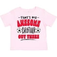 thumbnail image 3 of Inktastic That's My Awesome Brother Out There with Soccer Balls Boys or Girls Toddler T-Shirt, 3 of 5