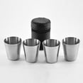 thumbnail image 2 of Hariumiu 4Pcs/Set Wine Mug Glass Elegant Portable Durable Wine Cup for Bar-, 2 of 8