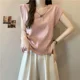 thumbnail image 2 of Camiseta adelgazante con cuello en V para mujer, top de color liso para el verano de 2024, ropa de nuevo estilo que adelgaza tu silueta, 2 of 4