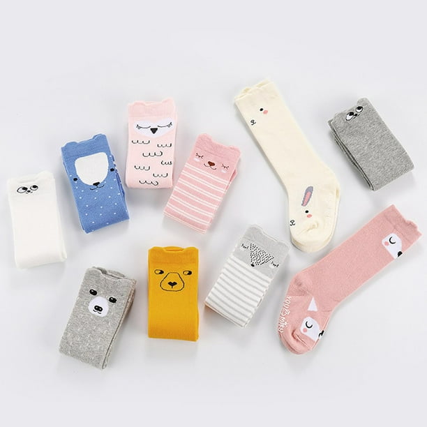 Winter Warm Newborn Baby Socks Over Knee High Cartoon Animals Stockings  Thick Toddler Socks for Girls Boys 