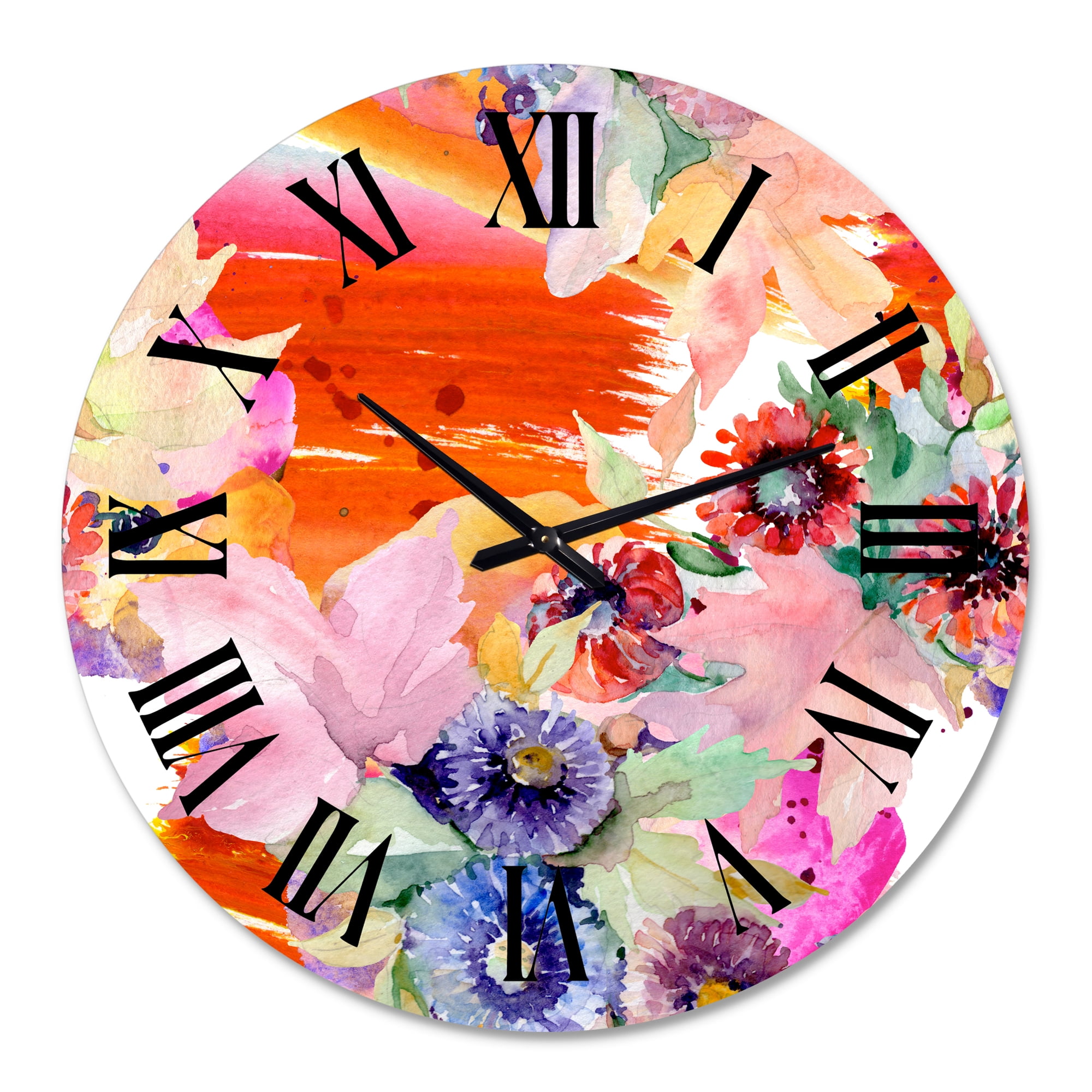 Designart 1 in Quartz Modern and Contemporary Wall Clock