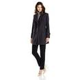 thumbnail image 2 of Anne Klein womens Classic Double-breasted Pea Coat, Charcoal, Medium US, 2 of 3