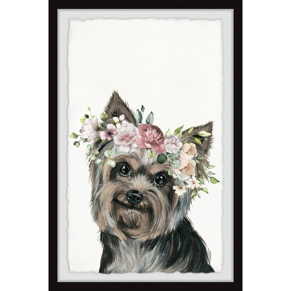 Parvez Taj Sweet Little Dog Framed Wall Art